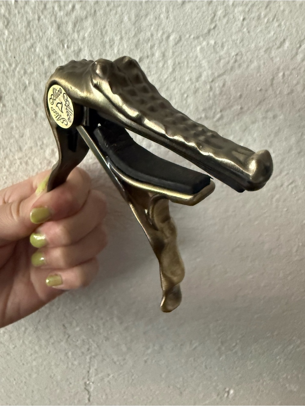Textured Alligator Guitar Capo NEW